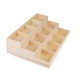 Ekspozytor drewniany / organizer 3 - piętrowy 24x35,5 cm - Naturalny jasny (1 Sztuka) Ekspozytor drewniany / organizer 3 - piętrowy 24x35,5 cm - Naturalny jasny (1 Sztuka)