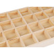 Ekspozytor drewniany / organizer 24x35 cm - Naturalny jasny (1 Sztuka) Ekspozytor drewniany / organizer 24x35 cm - Naturalny jasny (1 Sztuka)