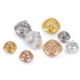Clopoței / zurgălăi filigran, ø18 mm, ø26 mm - Argintiu închis (2 Bucăți) Clopoței / zurgălăi filigran, ø18 mm, ø26 mm - Argintiu închis (2 Bucăți)