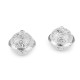 Clopoței / zurgălăi filigran, ø18 mm, ø26 mm - Argintiu închis (2 Bucăți) Clopoței / zurgălăi filigran, ø18 mm, ø26 mm - Argintiu închis (2 Bucăți)