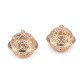 Clopoței / zurgălăi filigran, ø18 mm, ø26 mm - Argintiu închis (2 Bucăți) Clopoței / zurgălăi filigran, ø18 mm, ø26 mm - Argintiu închis (2 Bucăți)