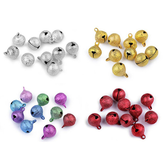 Clopoței / zurgălăi, ø12 mm - Multicolor (10 Bucăți)
