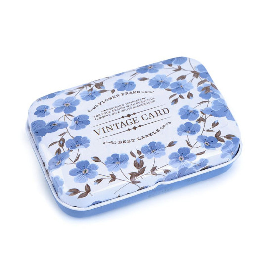 Tin box flower meadow - Random mix (24 Pieces) Tin box flower meadow - Random mix (24 Pieces)