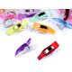 Clip / mollette per stoffa, dimensioni: 4 x 27 mm - Miscela casuale (200 Pezzi) Clip / mollette per stoffa, dimensioni: 4 x 27 mm - Miscela casuale (200 Pezzi)