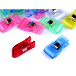 Clip / mollette per stoffa, dimensioni: 18 x 33 mm - Miscela casuale (200 Pezzi)