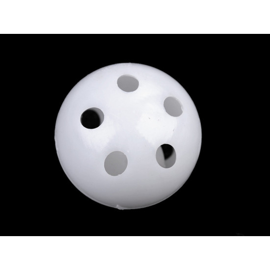 Grzechotka okrągła do zabawek ø33 mm - White (100 Sztuki) Grzechotka okrągła do zabawek ø33 mm - White (100 Sztuki)