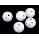 Grzechotka okrągła do zabawek ø33 mm - White (100 Sztuki) Grzechotka okrągła do zabawek ø33 mm - White (100 Sztuki)