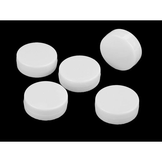 Grzechotka płaska ø30 mm - White (100 Sztuki) Grzechotka płaska ø30 mm - White (100 Sztuki)