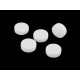 Grzechotka płaska ø18 mm - White (5 Sztuki) Grzechotka płaska ø18 mm - White (5 Sztuki)