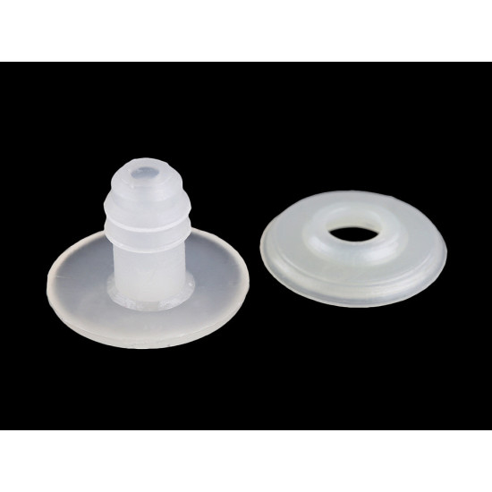 Articulații figurine / jucării, ø20 mm - Transparent (60 Seturi) Articulații figurine / jucării, ø20 mm - Transparent (60 Seturi)