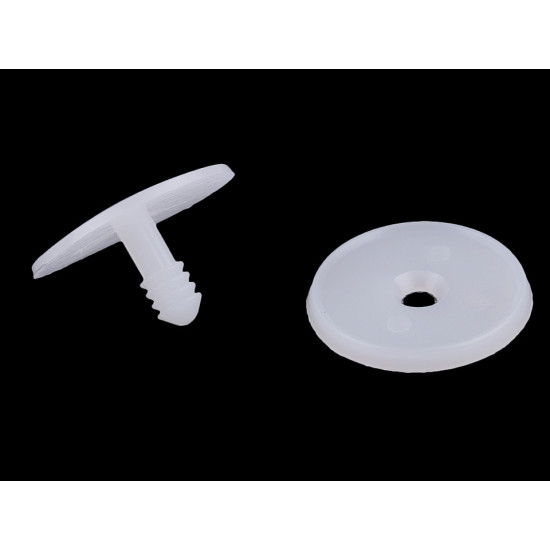 Articulații figurine / jucării, ø29 mm - Alb lăptos (20 Seturi) Articulații figurine / jucării, ø29 mm - Alb lăptos (20 Seturi)