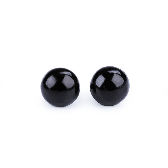 Oczy do zabawek z zatyczką ø14 mm - Czarny (50 Zestawy) Oczy do zabawek z zatyczką ø14 mm - Czarny (50 Zestawy)