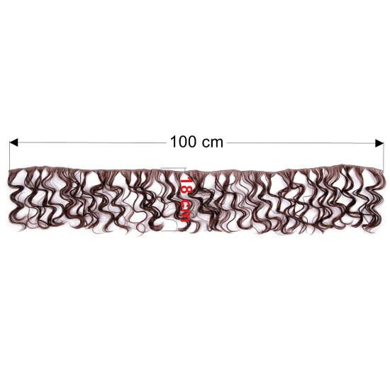 Capelli per bambole, lunghezza: 25 cm, ondulati - Nero (1 Pezzo) Capelli per bambole, lunghezza: 25 cm, ondulati - Nero (1 Pezzo)