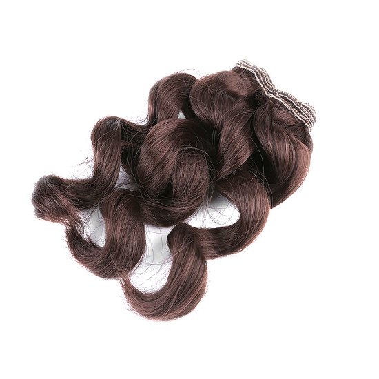 Capelli per bambole, lunghezza: 25 cm, ondulati - Nero (1 Pezzo) Capelli per bambole, lunghezza: 25 cm, ondulati - Nero (1 Pezzo)