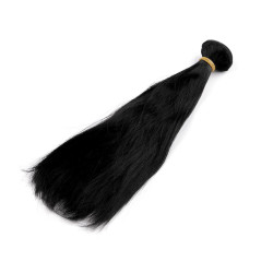Peruka / włosy dla lalek 20 cm - Brązowo-czarny (1 Sztuka)