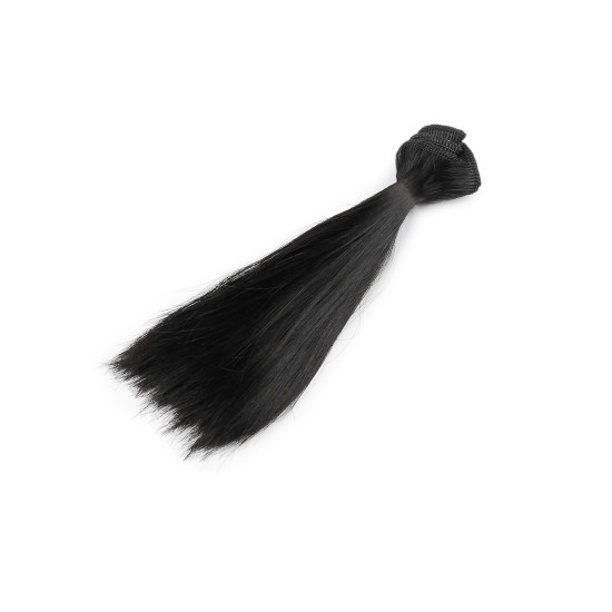 Capelli/parrucca per bambole, lunghezza: 15 cm - Nero (9 Pezzi) Capelli/parrucca per bambole, lunghezza: 15 cm - Nero (9 Pezzi)
