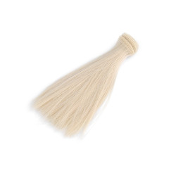 Capelli/parrucca per bambole, lunghezza: 15 cm - Bionda (1 Pezzo)