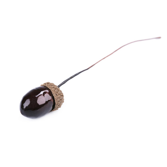Artificial acorn twig - Brown (60 Pieces)