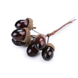 Artificial acorn twig - Brown (180 Pieces)