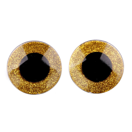 Oczy brokatowe do zabawek z zatyczką ø40 mm - Srebrny (48 Zestawy) Oczy brokatowe do zabawek z zatyczką ø40 mm - Srebrny (48 Zestawy)