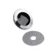 Oczy brokatowe do zabawek z zatyczką ø40 mm - Srebrny (48 Zestawy) Oczy brokatowe do zabawek z zatyczką ø40 mm - Srebrny (48 Zestawy)