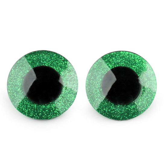 Oczy brokatowe do zabawek z zatyczką ø40 mm - Srebrny (48 Zestawy) Oczy brokatowe do zabawek z zatyczką ø40 mm - Srebrny (48 Zestawy)