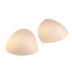 Corset / swimmwear bra replacement pads size xs - Nude (1 Pair)