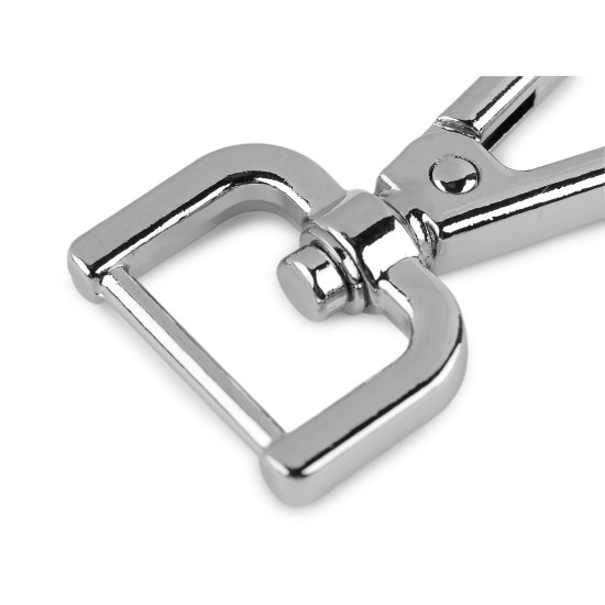 Karabińczyk metalowy z krętlikiem, otwór do przewlekania 20 mm - Stary mosiądz (1 Sztuka) Karabińczyk metalowy z krętlikiem, otwór do przewlekania 20 mm - Stary mosiądz (1 Sztuka)