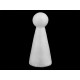 Figur 6 x 15 cm styropor - Weiß (1 Stück) Figur 6 x 15 cm styropor - Weiß (1 Stück)