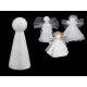 Figur 6 x 15 cm styropor - Weiß (1 Stück) Figur 6 x 15 cm styropor - Weiß (1 Stück)