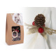Chritmas napkin ring - 6pcs set - Natural brown (6 Pieces) Chritmas napkin ring - 6pcs set - Natural brown (6 Pieces)