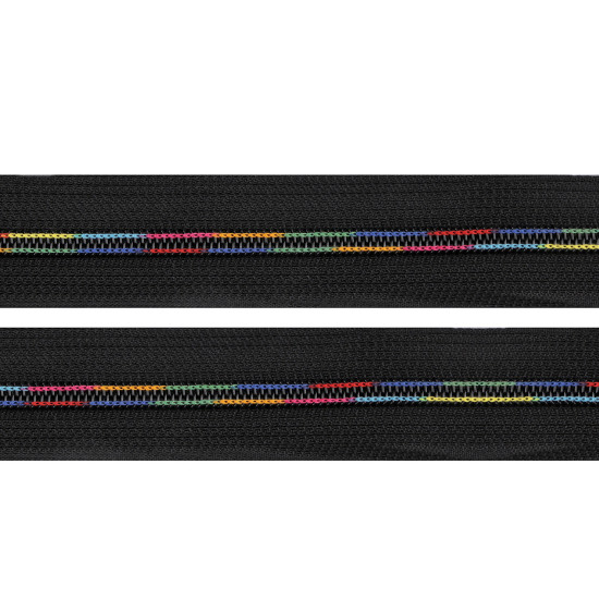 Dúhový zips špirálový no 5 metráž - Biela (1 Meter) Dúhový zips špirálový no 5 metráž - Biela (1 Meter)