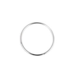 Kółko / obręcz metalowa ø8 cm lakierowane - Nikiel (1 Sztuka)