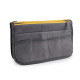 Handbag organizer insert 16x27 cm - Grey (3 Pieces) Handbag organizer insert 16x27 cm - Grey (3 Pieces)