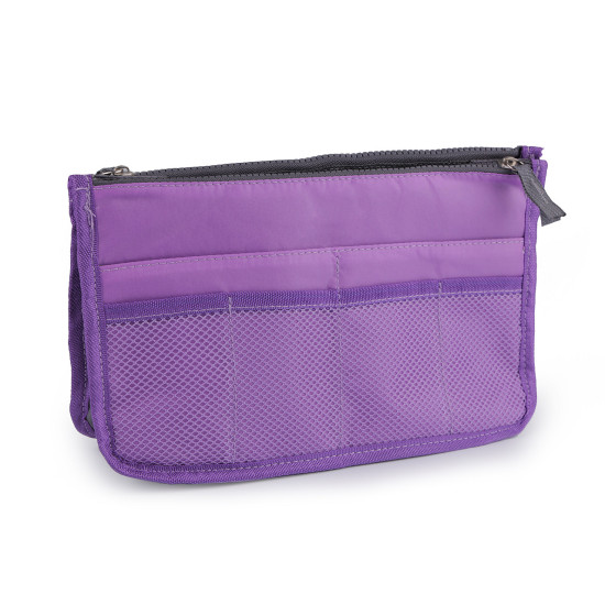 Handbag organizer insert 16x27 cm - Grey (3 Pieces) Handbag organizer insert 16x27 cm - Grey (3 Pieces)