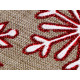 Sac cadeau de noël flocons de neige avec paillettes, 20,5 x 30,5 cm, imitation jute - Ecru natural (1 Pièce) Sac cadeau de noël flocons de neige avec paillettes, 20,5 x 30,5 cm, imitation jute - Ecru natural (1 Pièce)