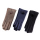 Guanti da donna, con pon pon, in pelliccia - Nero (1 Paio) Guanti da donna, con pon pon, in pelliccia - Nero (1 Paio)