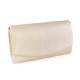 Clutch purse / evening bag - with lurex - Gold lt. (1 Piece) Clutch purse / evening bag - with lurex - Gold lt. (1 Piece)