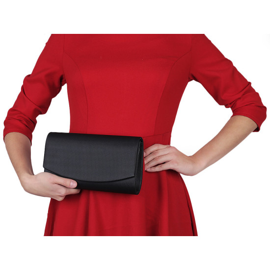 Clutch purse / evening bag - with lurex - Gold lt. (1 Piece) Clutch purse / evening bag - with lurex - Gold lt. (1 Piece)