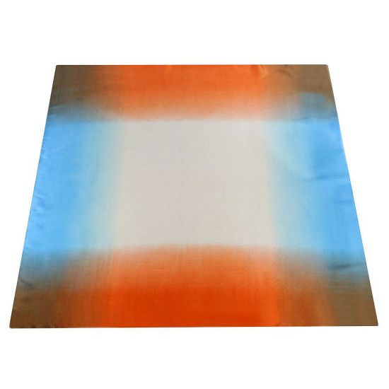 Batic satinat degrade, 90x90 cm - Ruginiu mediu (1 Bucată) Batic satinat degrade, 90x90 cm - Ruginiu mediu (1 Bucată)