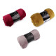 Microplush / fleece blanket 150x200 cm - Red (1 Piece)