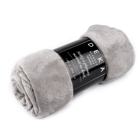 Microplush / fleece blanket 150x200 cm - Red (1 Piece)