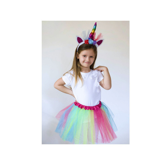 Disfraz de carnaval - unicornio - Multicolor (2 Juegos) Disfraz de carnaval - unicornio - Multicolor (2 Juegos)
