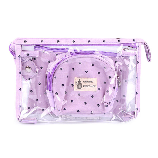 Ensemble de sacs pour produits cosmétiques, 3 pièces - Menthe (1 Ensemble) Ensemble de sacs pour produits cosmétiques, 3 pièces - Menthe (1 Ensemble)