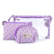 Ensemble de sacs pour produits cosmétiques, 3 pièces - Menthe (1 Ensemble) Ensemble de sacs pour produits cosmétiques, 3 pièces - Menthe (1 Ensemble)