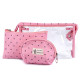 Ensemble de sacs pour produits cosmétiques, 3 pièces - Menthe (1 Ensemble) Ensemble de sacs pour produits cosmétiques, 3 pièces - Menthe (1 Ensemble)