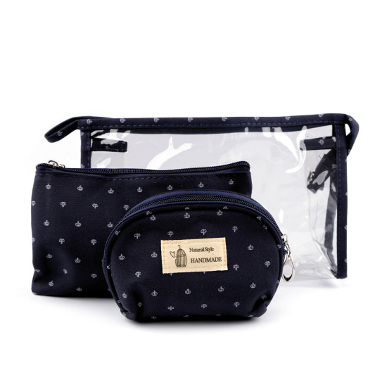 Ensemble de sacs pour produits cosmétiques, 3 pièces - Menthe (1 Ensemble) Ensemble de sacs pour produits cosmétiques, 3 pièces - Menthe (1 Ensemble)
