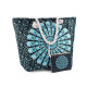 Summer / beach bag mandala 39x50 cm with cosmetic bag - Black (1 Piece) Summer / beach bag mandala 39x50 cm with cosmetic bag - Black (1 Piece)