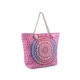Summer / beach bag mandala 39x50 cm with cosmetic bag - Black (1 Piece) Summer / beach bag mandala 39x50 cm with cosmetic bag - Black (1 Piece)