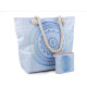 Summer / beach bag mandala 39x50 cm with cosmetic bag - Black (1 Piece) Summer / beach bag mandala 39x50 cm with cosmetic bag - Black (1 Piece)